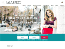 Tablet Screenshot of lulabrown.com